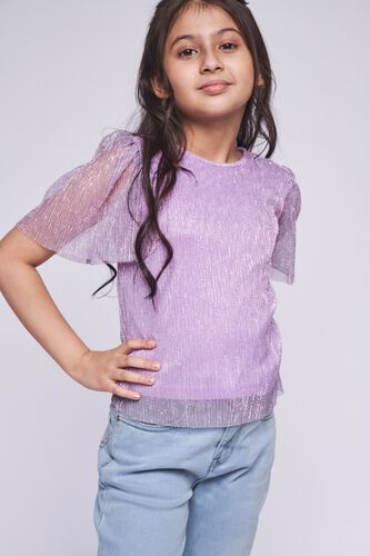 2 - Blush Self Design Straight Top, image 2
