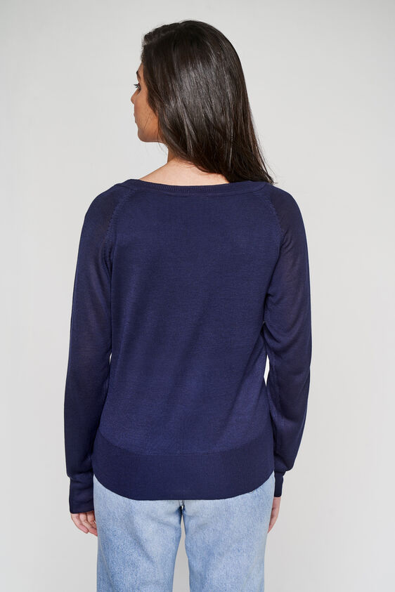 Solid Straight Top, Indigo, image 5