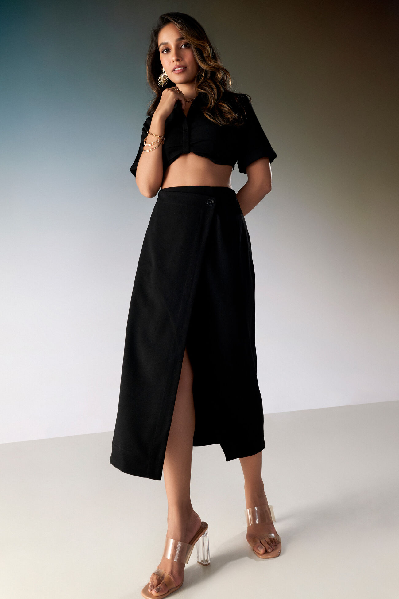 Celina Set, Black, image 1