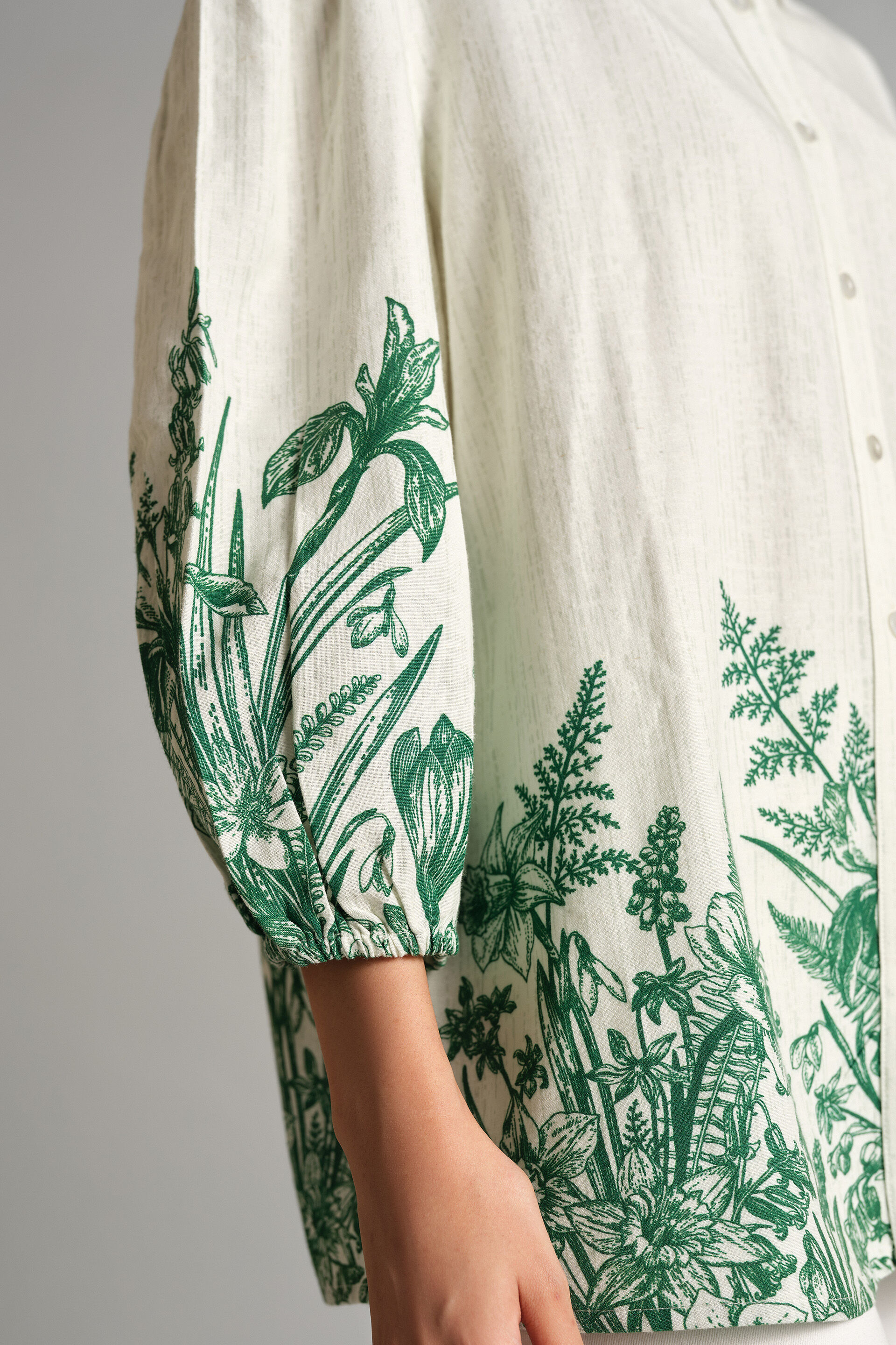 Roselyne Shirt, Cream, image 6