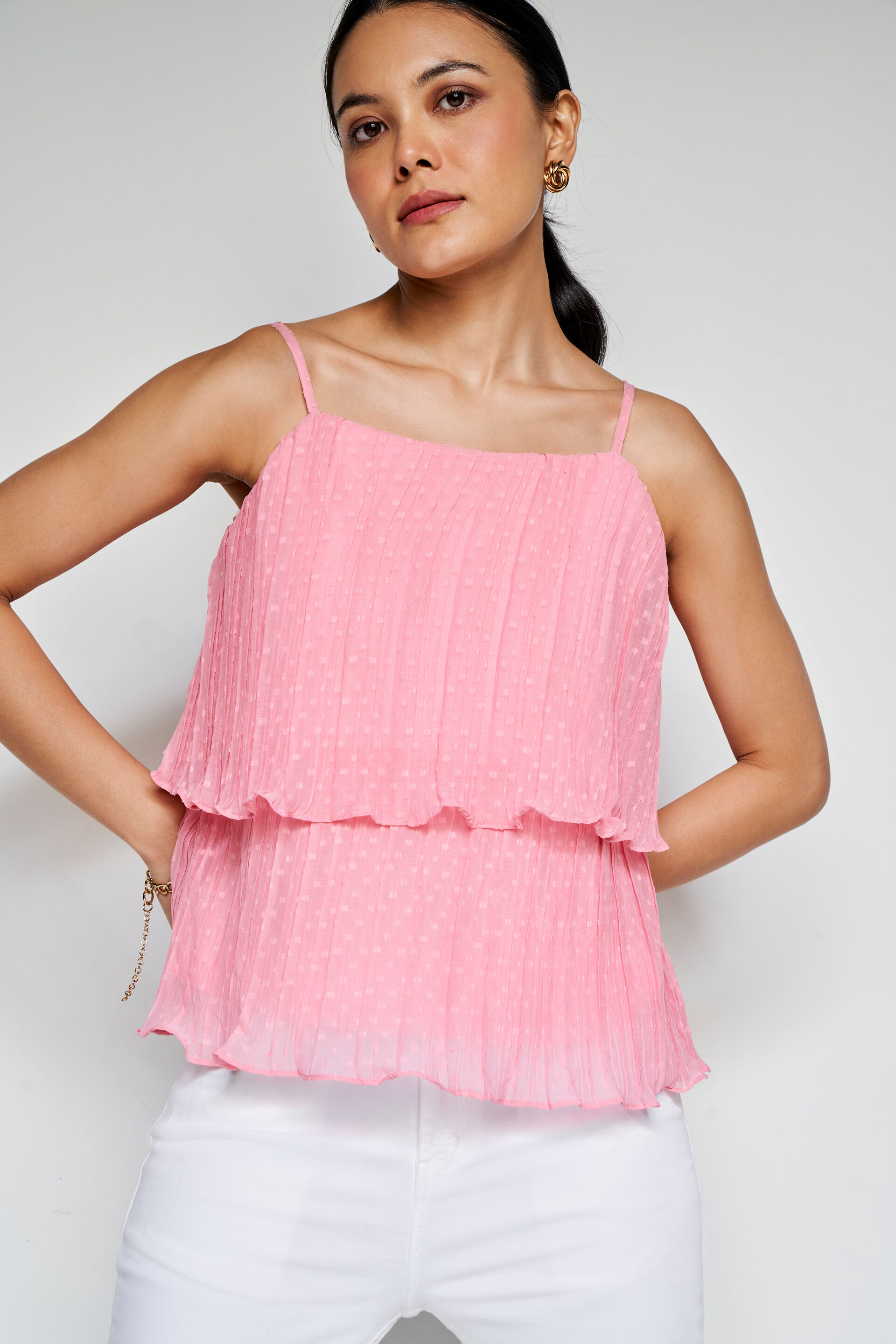 Ruffle Romance Top, Pink, image 1