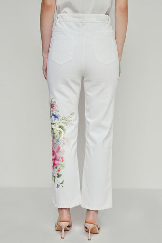 White Solid Straight Bottom, White, image 4