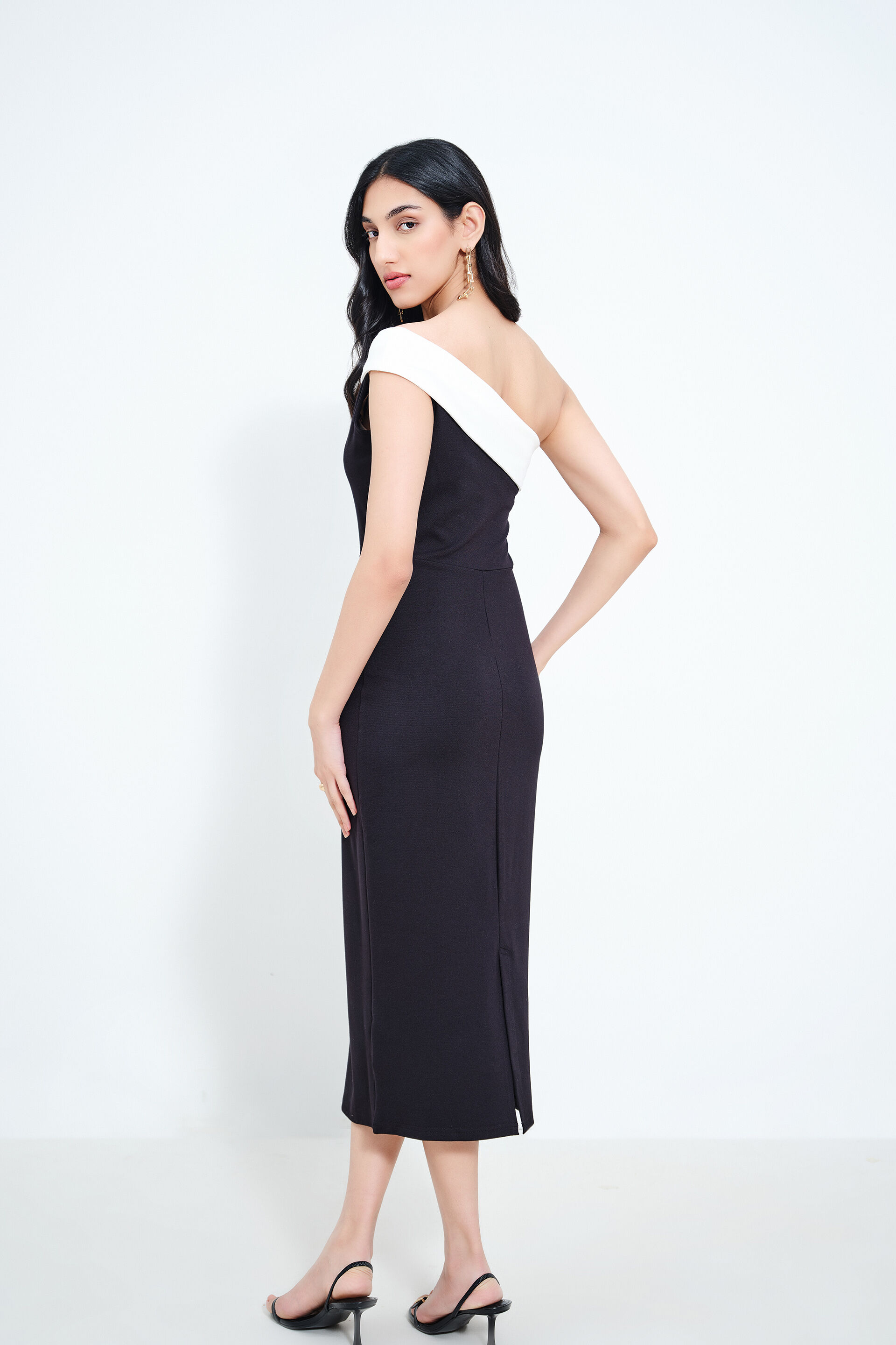 Black Elegance Dress, Black, image 7