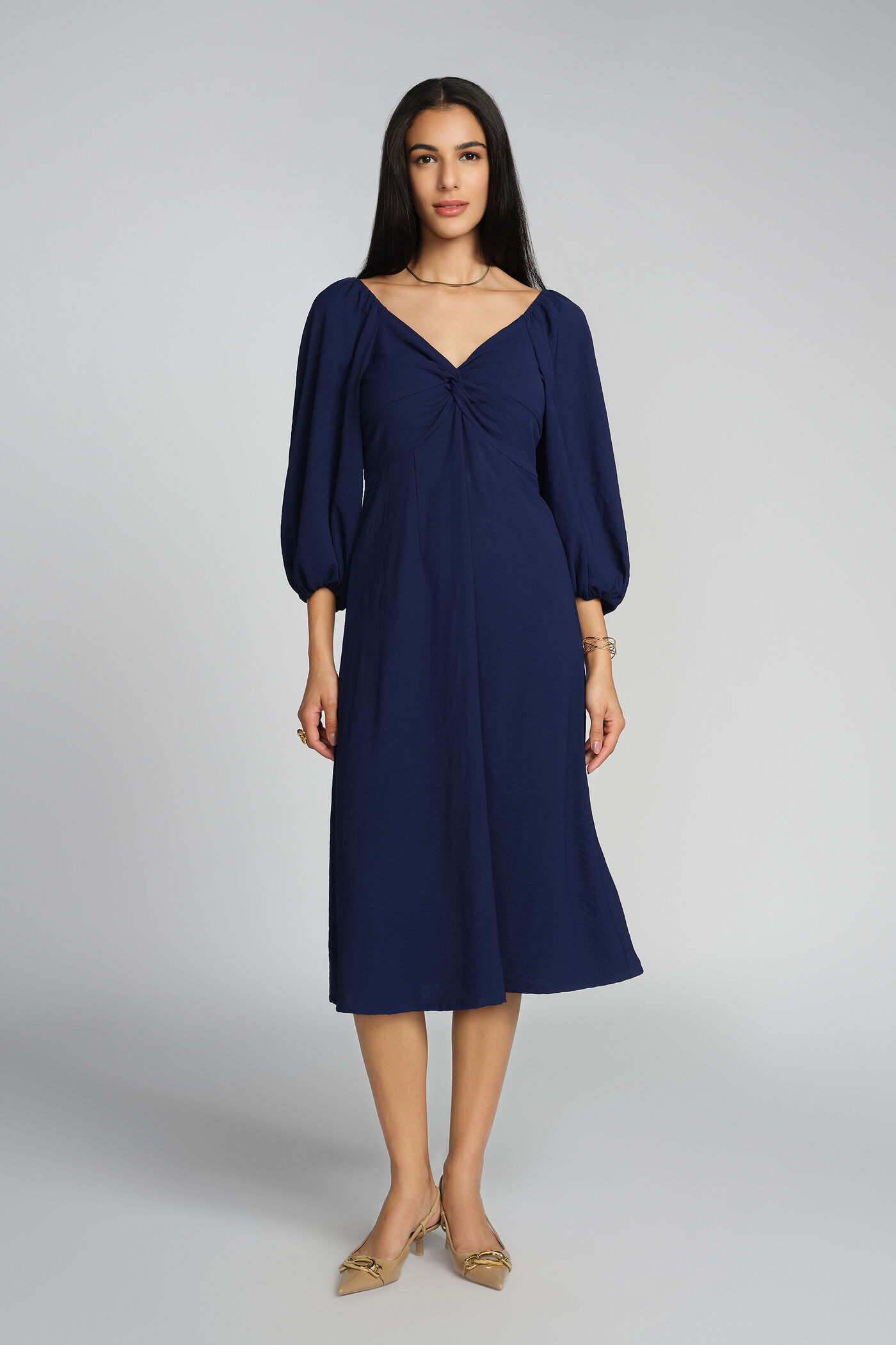 nautica blue dress Nautica Womens Asymmetrical Denim Dress