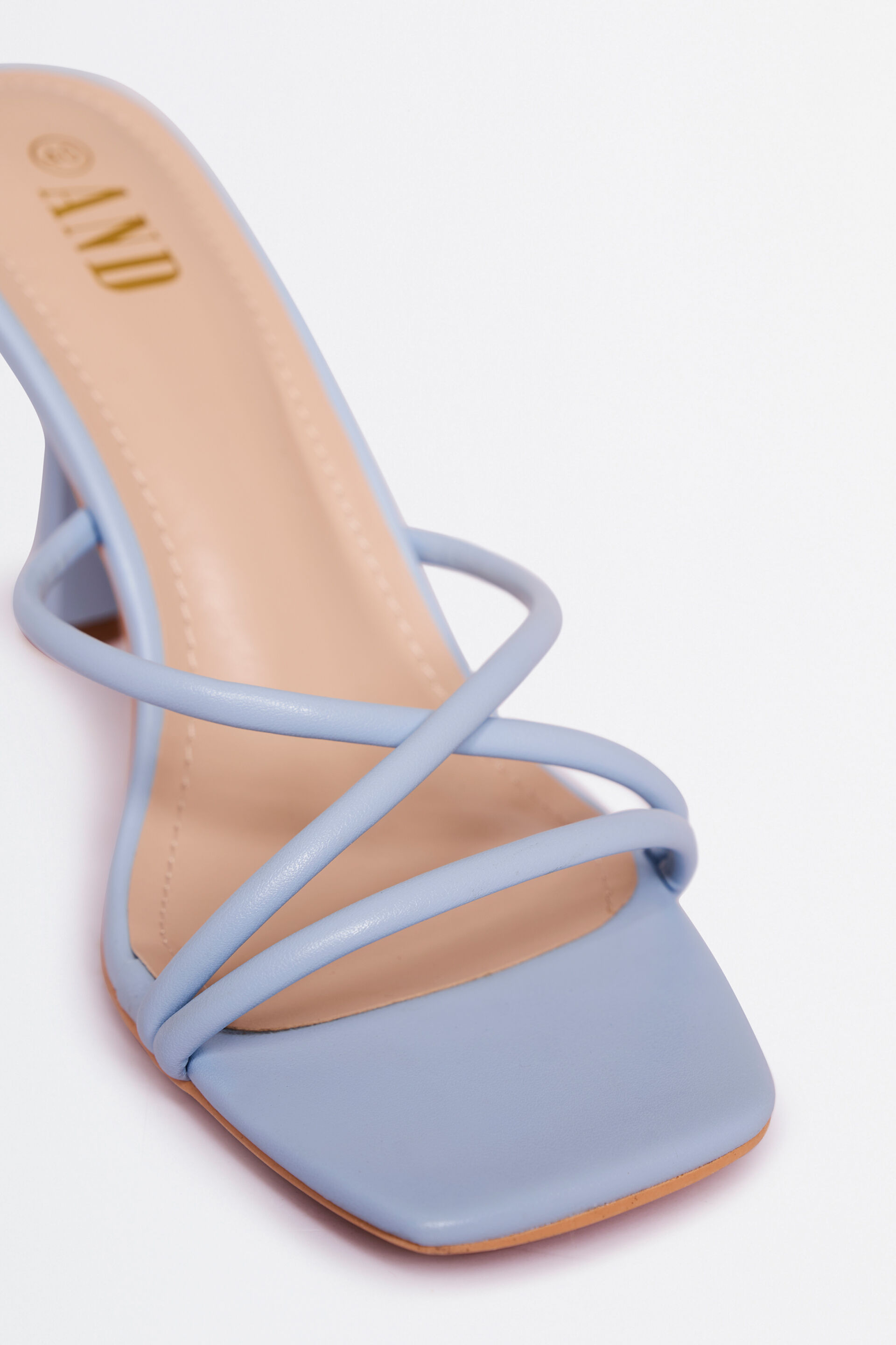 Powder blue block heel new arrivals sandals