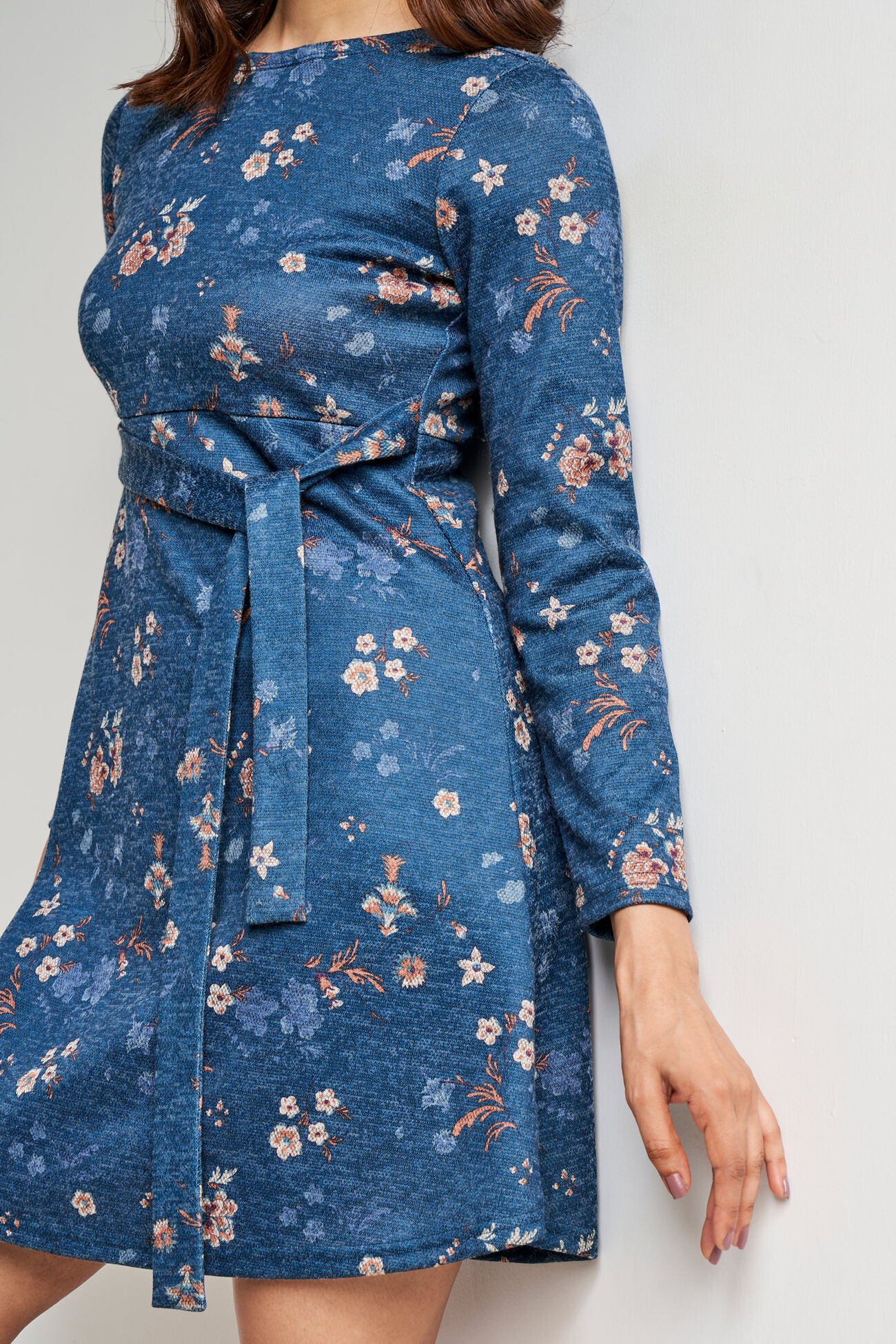 Multi Color Floral Straight Dress, Multi Color, image 3