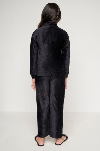 Black Solid Straight Set, Black, image 5