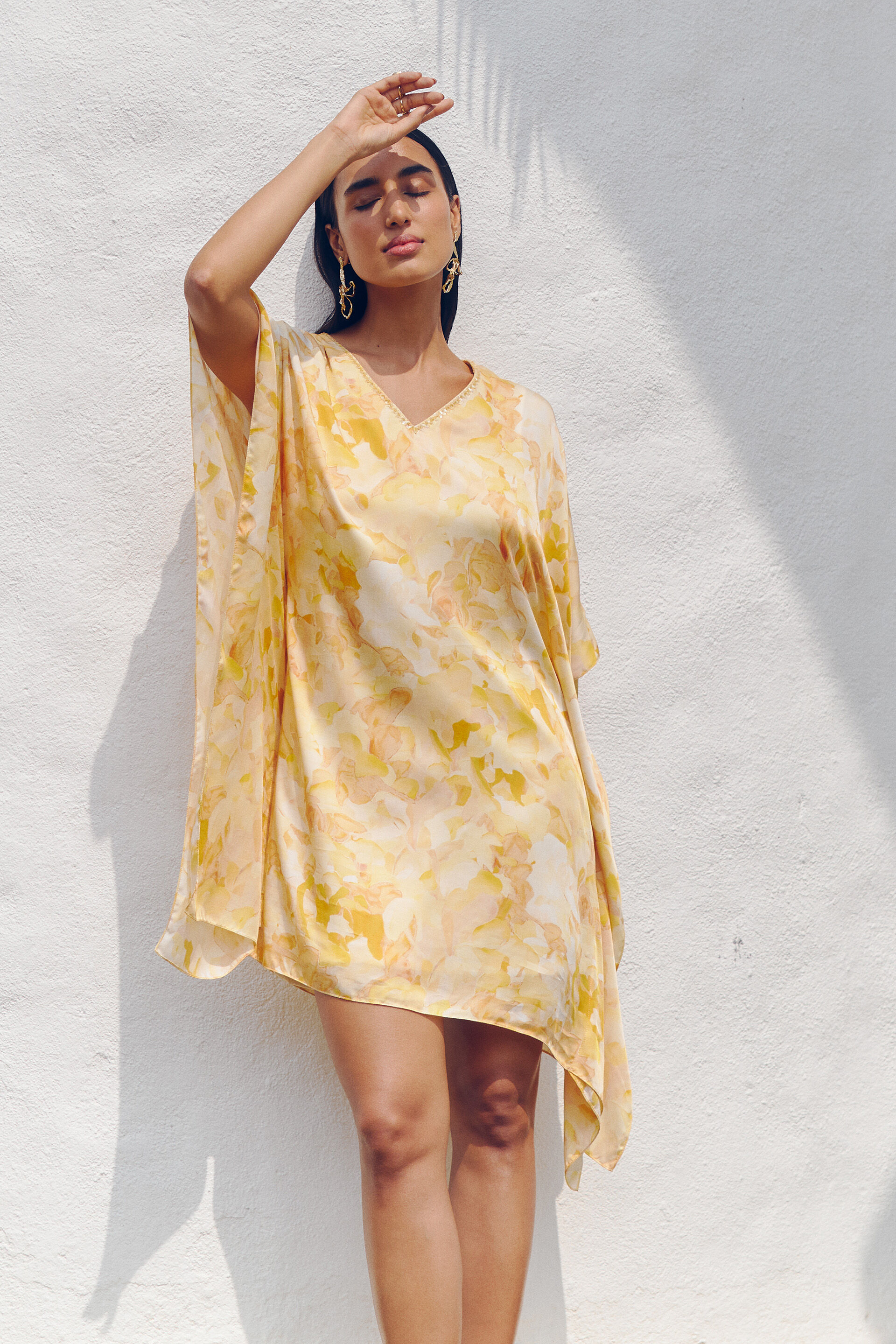 Summer Amaltas Dress, Yellow, image 6