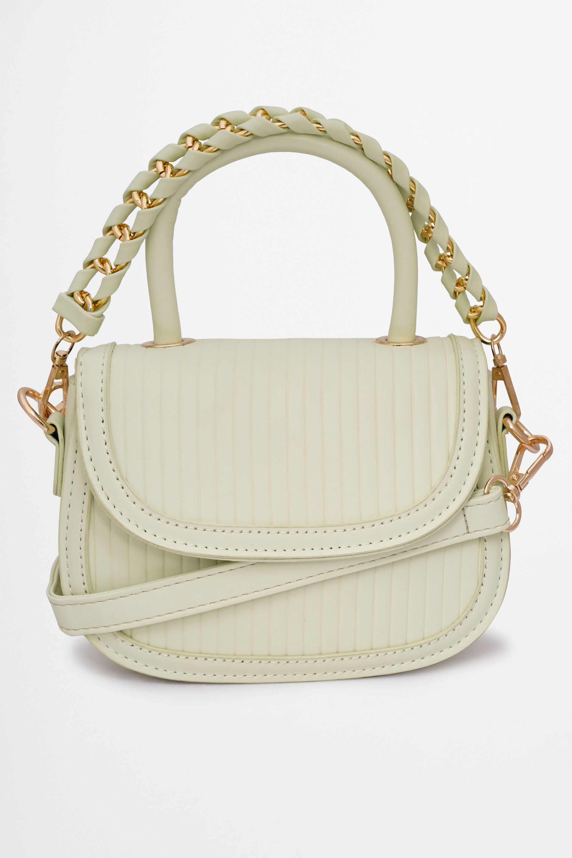 Buy Lime Regular Striped Sling Bag Online at AND India 8905724244575