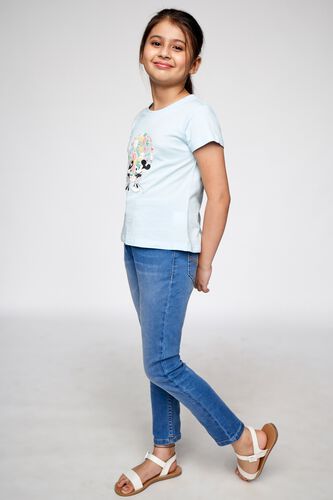 3 - Powder Blue Graphic Straight Top, image 3