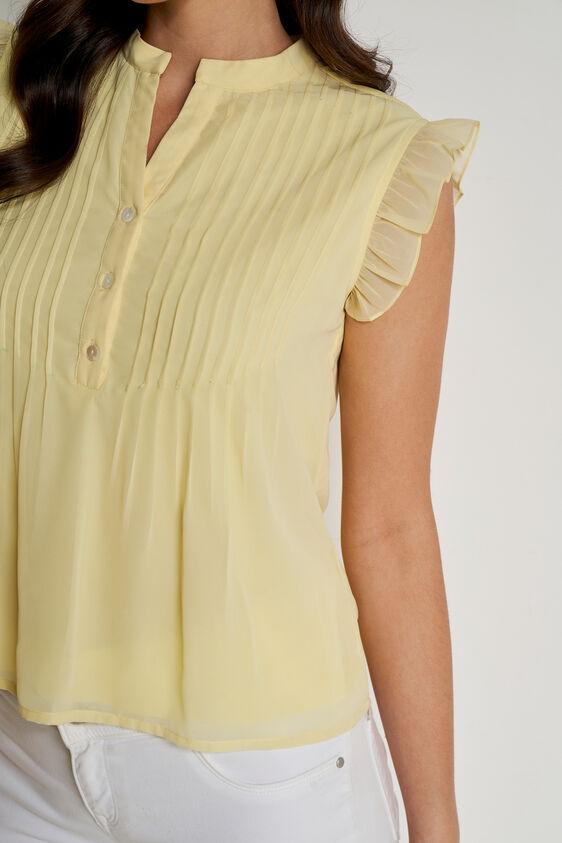 Solid Straight Top, Yellow, image 6