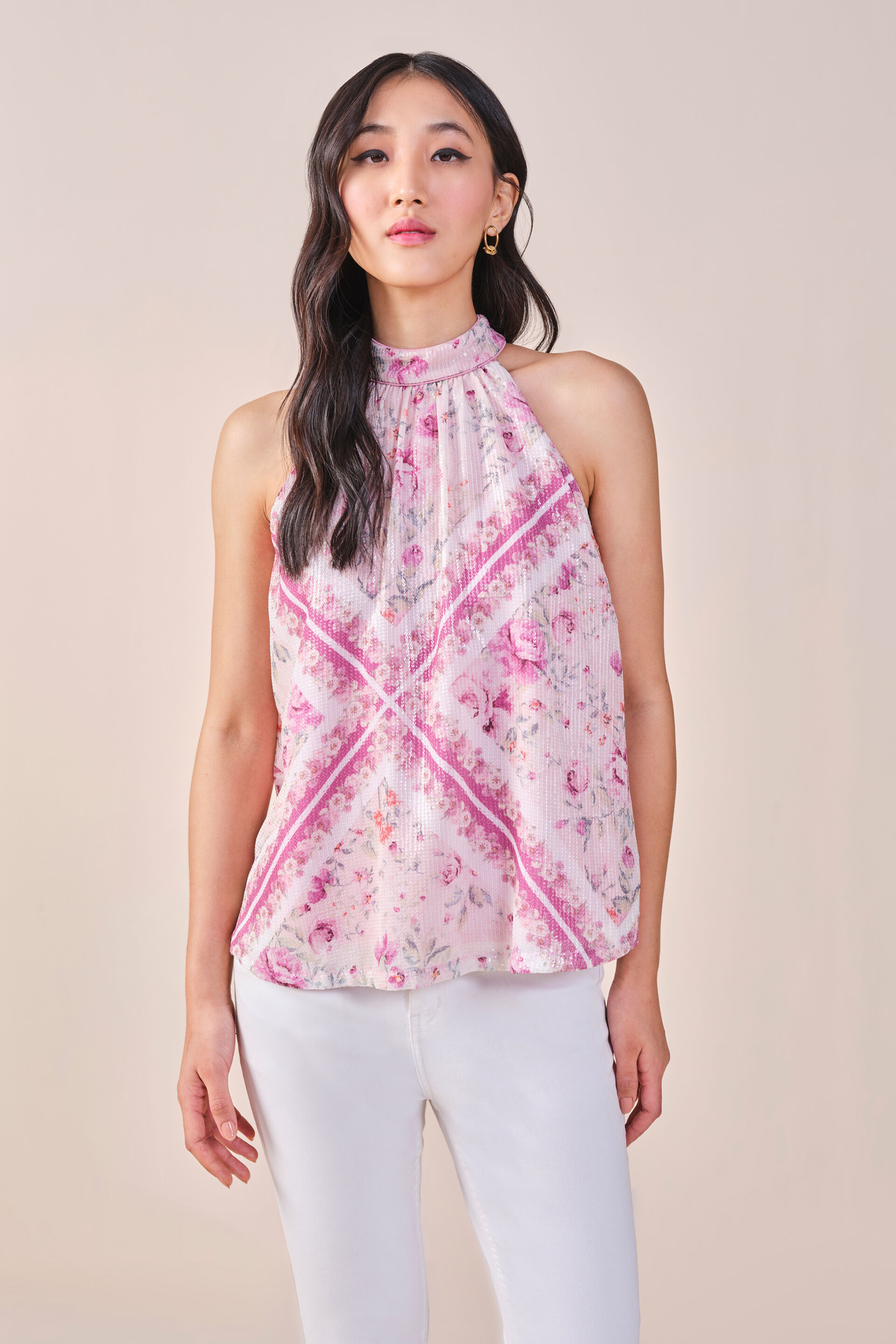 Rosey Affair Top, Dark Pink, image 4