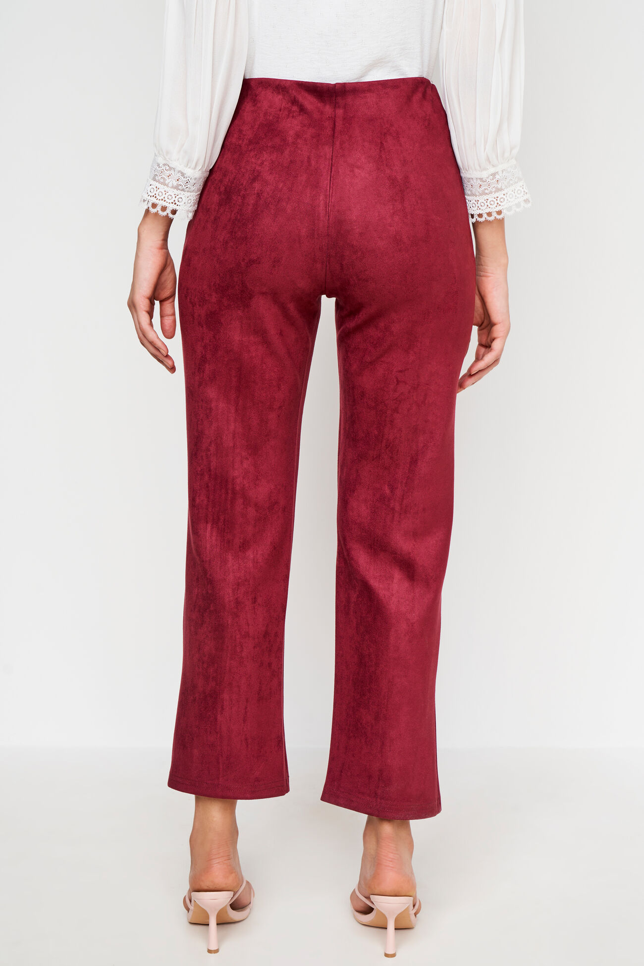 Maroon Solid Party Bottom, Maroon, image 4