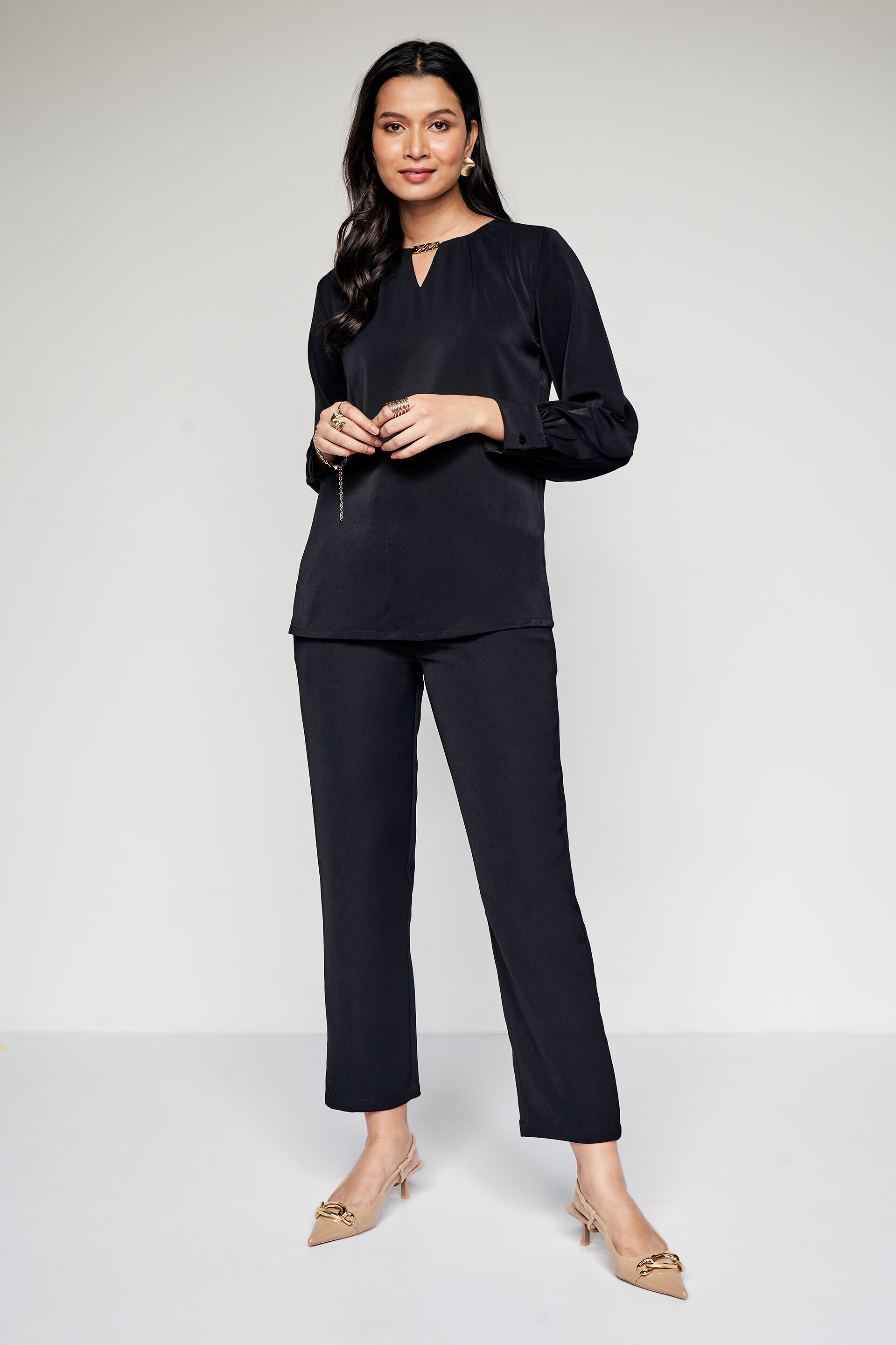 Twlight Solid Top, Black, image 2