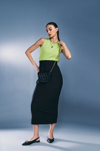 Noir Allure Skirt, Black, image 4