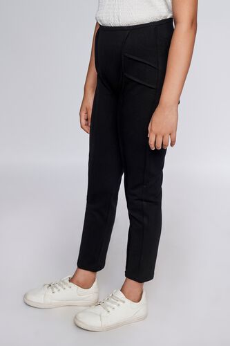 3 - Black Solid Straight Bottom, image 3