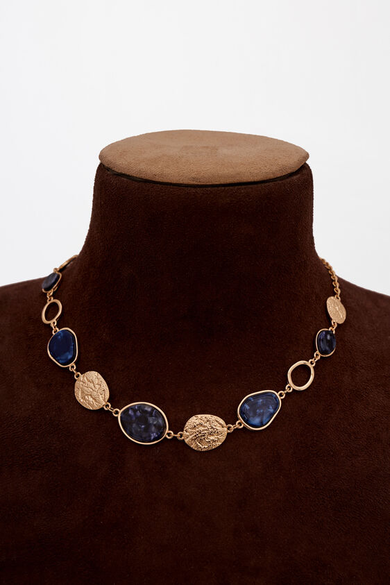 Blue Pebbles Neckpiece, , image 1