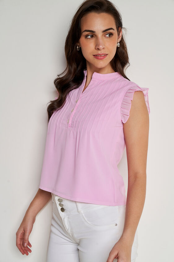 Solid Straight Top, Lilac, image 1