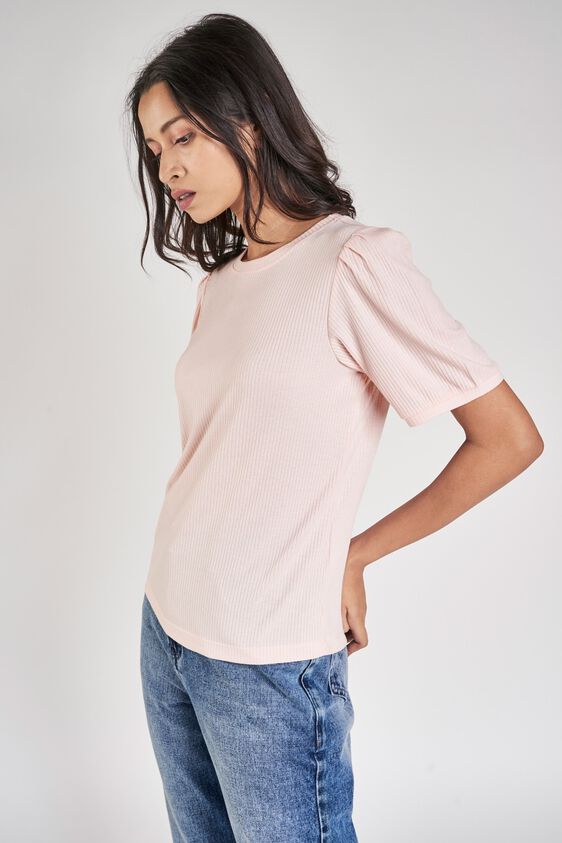 4 - Pink Solid A-Line Top, image 4