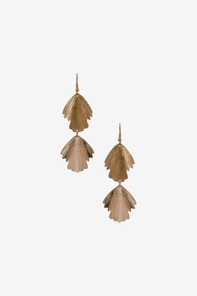 Leafy Luster Stack Earrings
