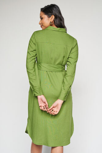 Modern Muse Shirt Dress, Green, image 8