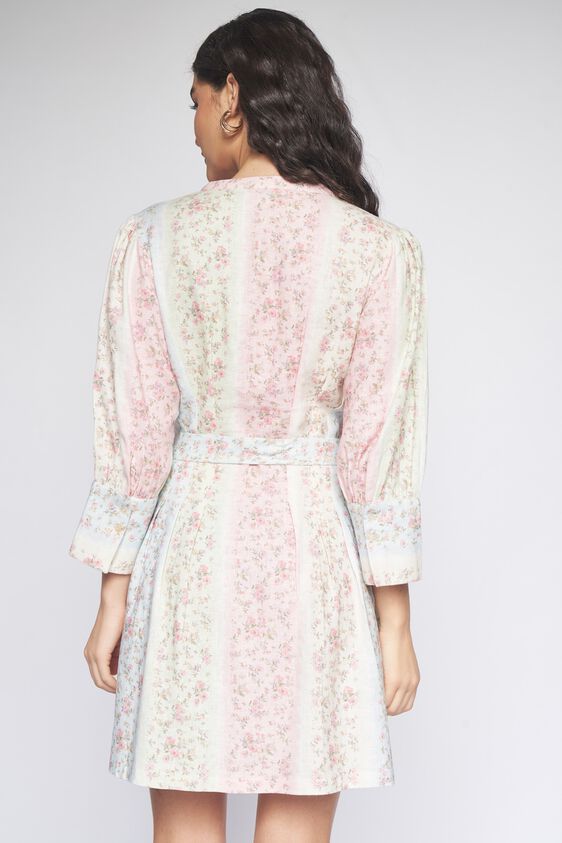 5 - Multi Floral Straight Dress, image 5