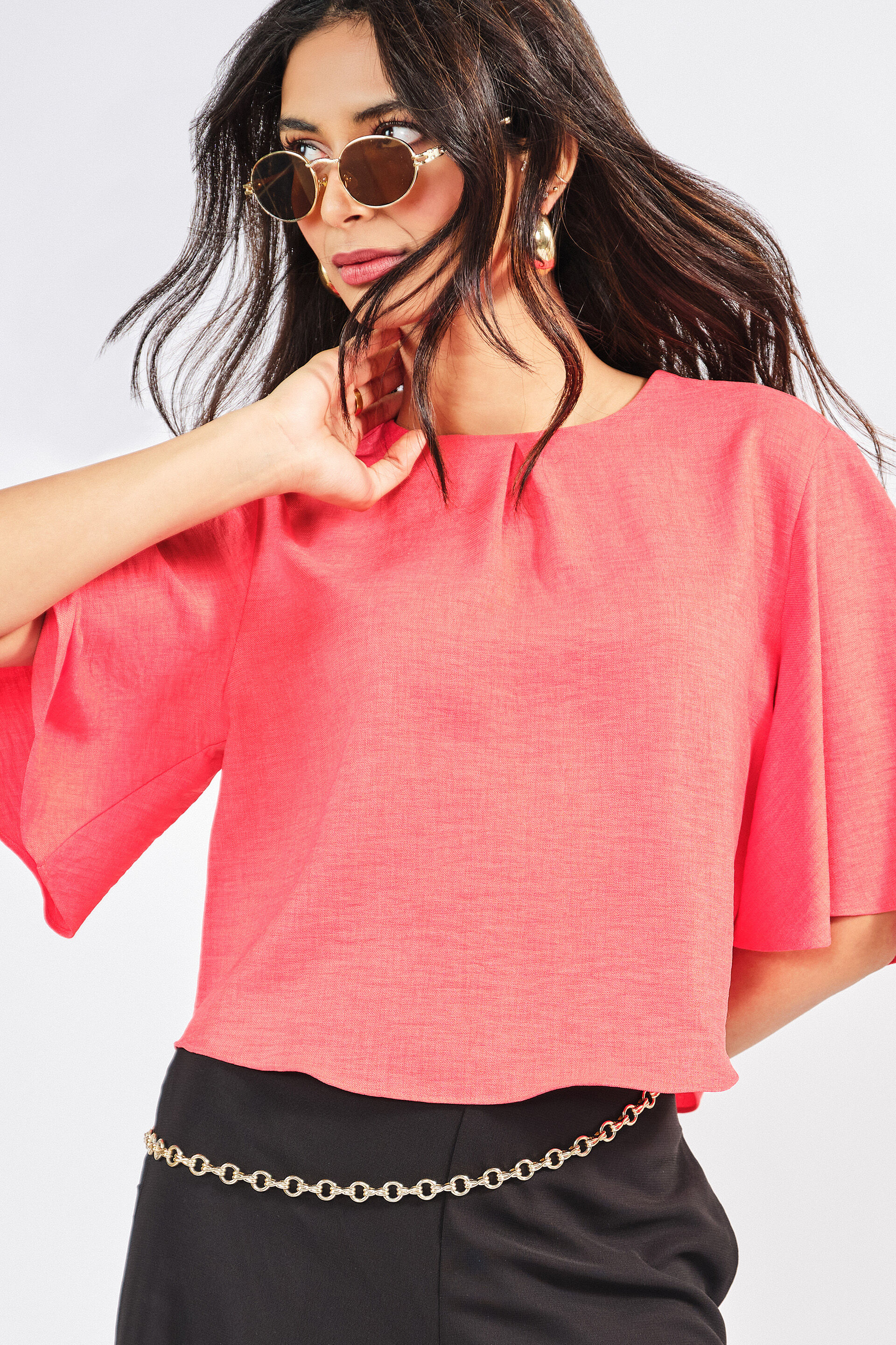 Cool Orange Top, Orange, image 5