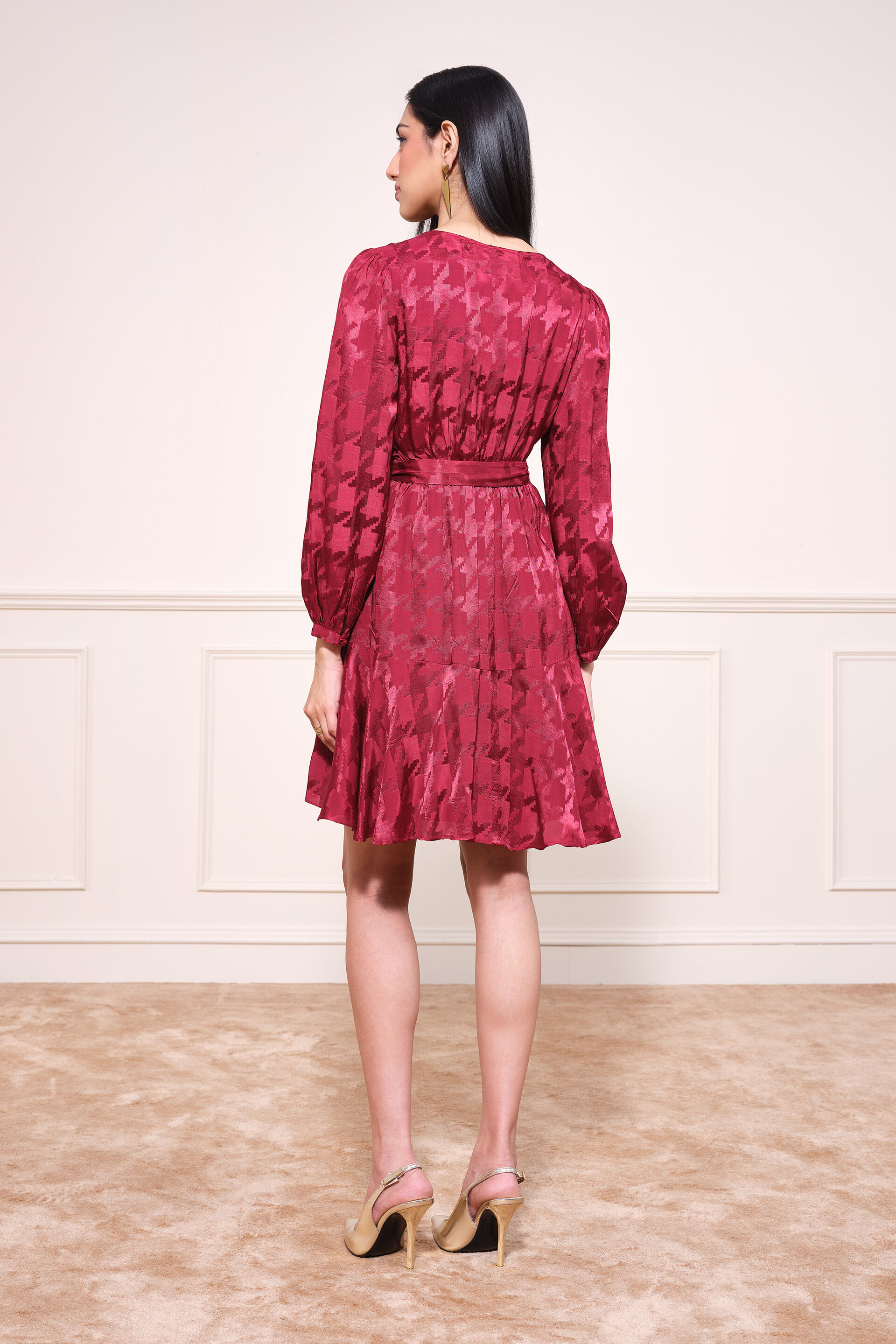 Summer Sorbet Dress, Maroon, image 6