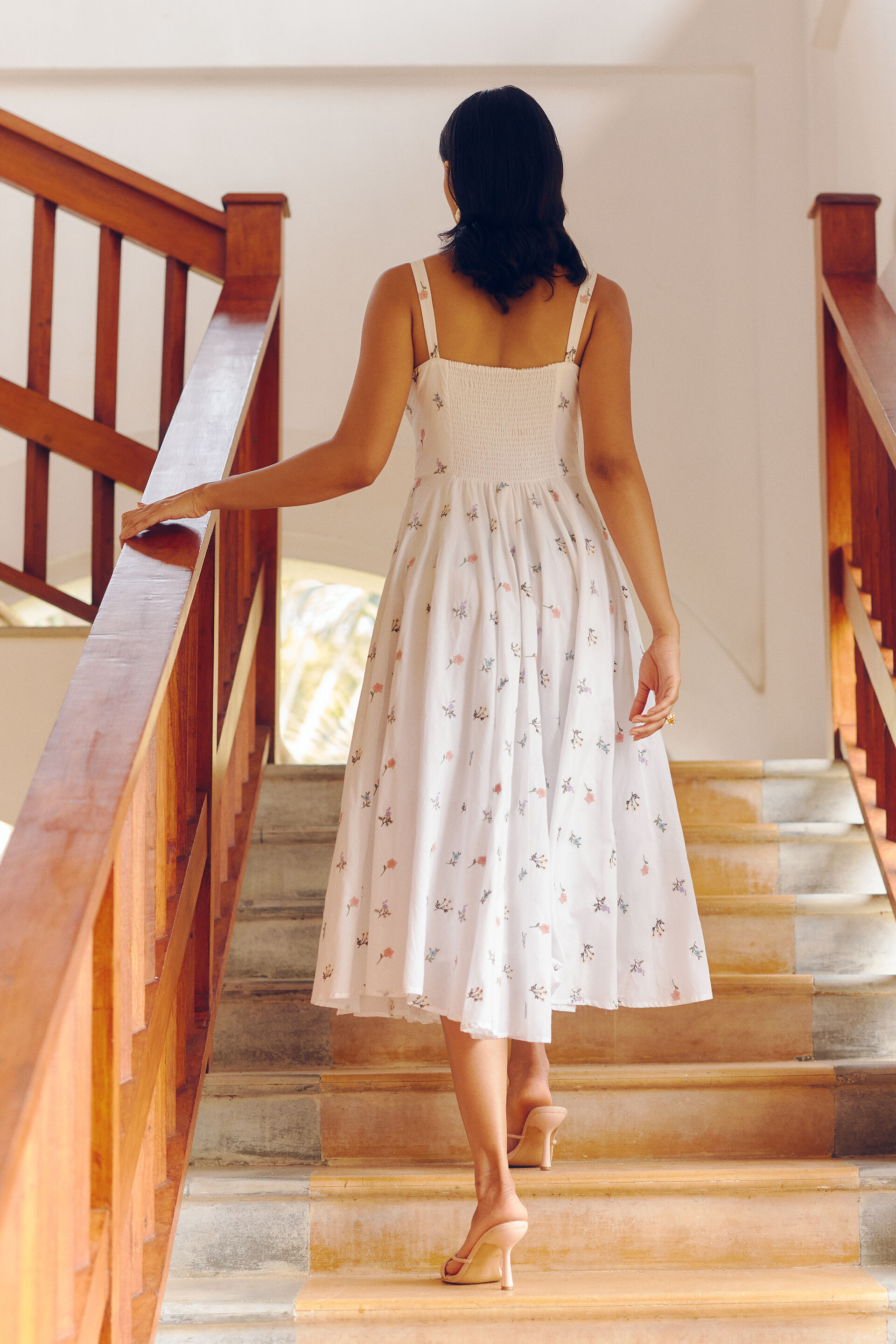 Alda Dress, White, image 6