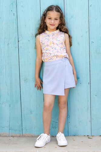 1 - Pink Floral Straight Top, image 1