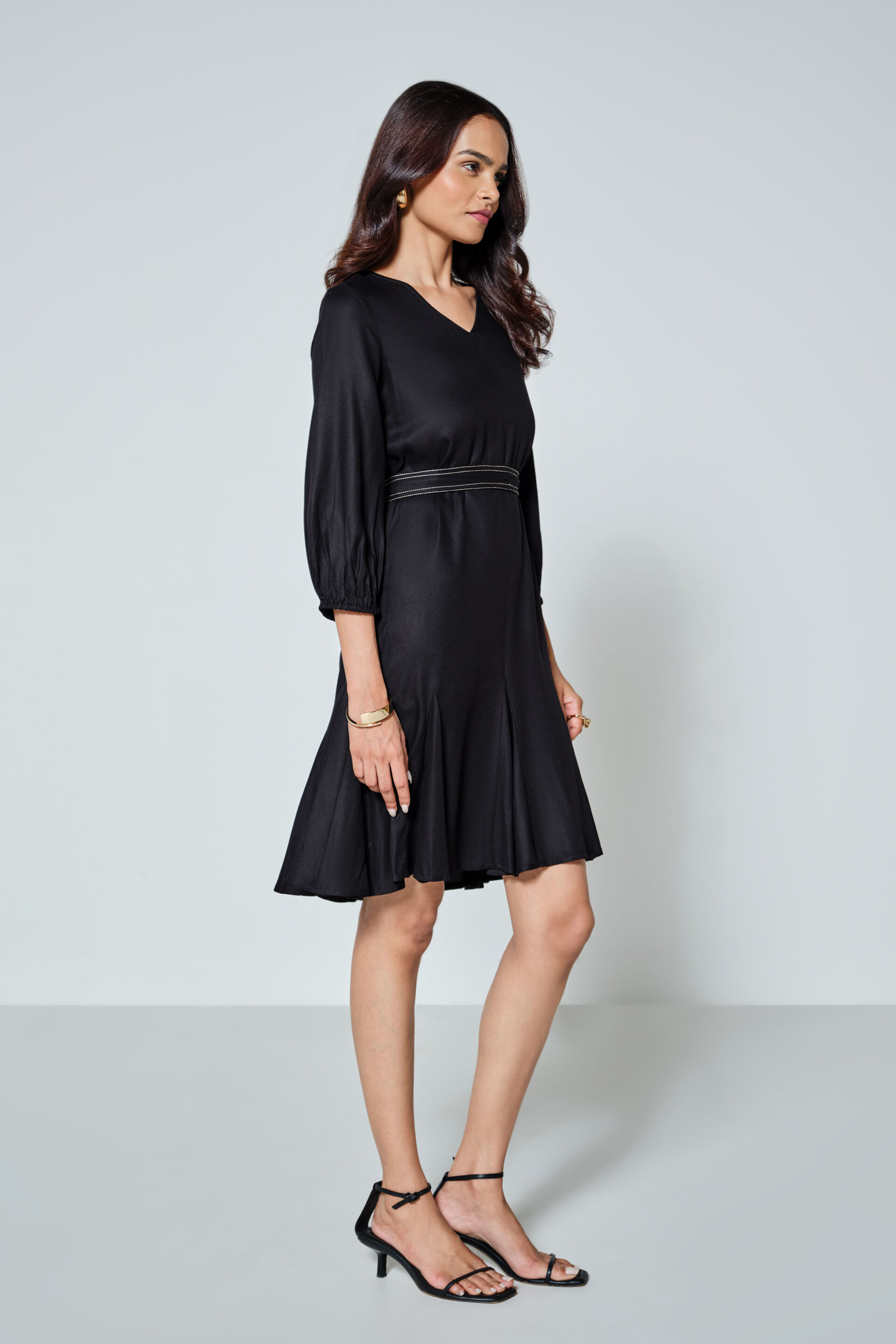 Black Bliss Dress, Black, image 3