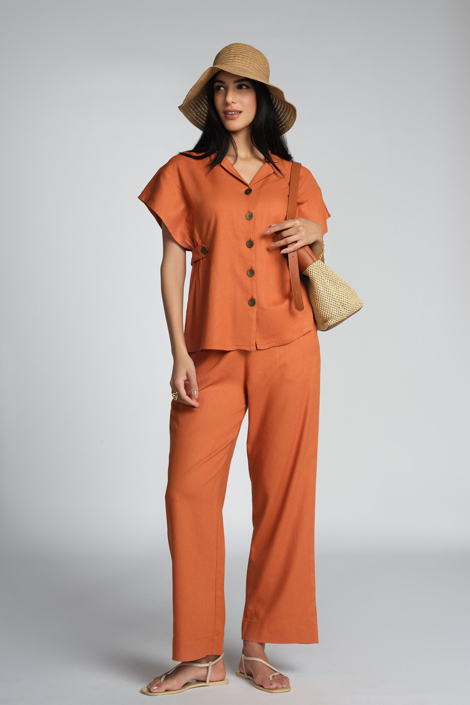 Terra Rust Co-ord Set, Rust, image 2