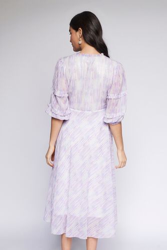 5 - Multi Color Stripes Flared Dress, image 5