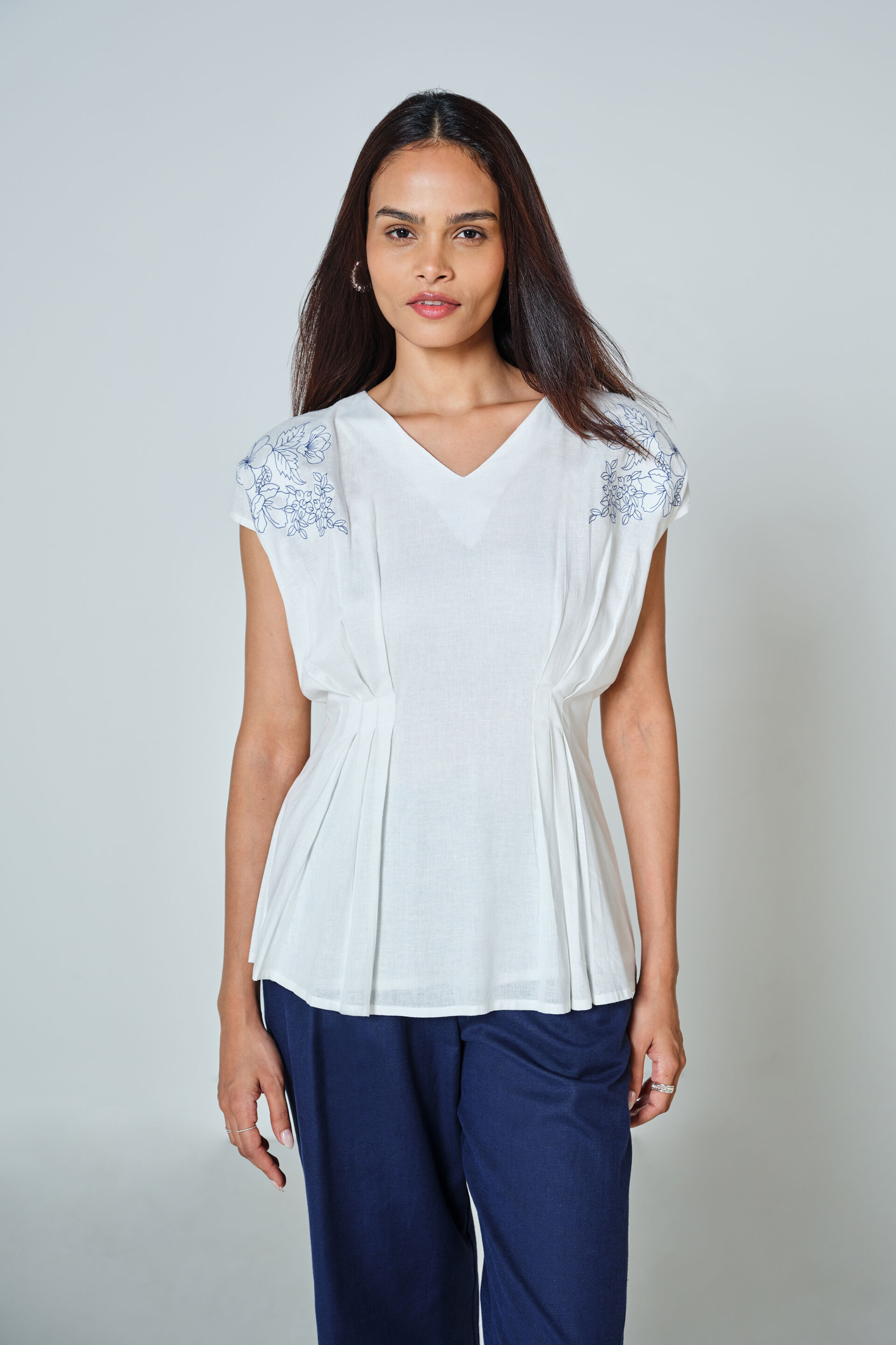 Egret Top, White, image 2