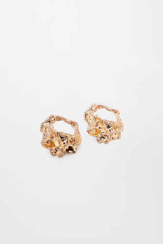 Gold Brass Earring, , image 3