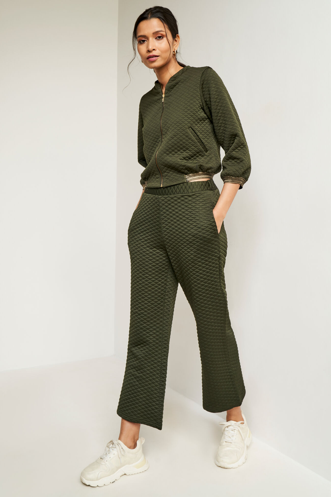 Olive Solid Straight set, Olive, image 1