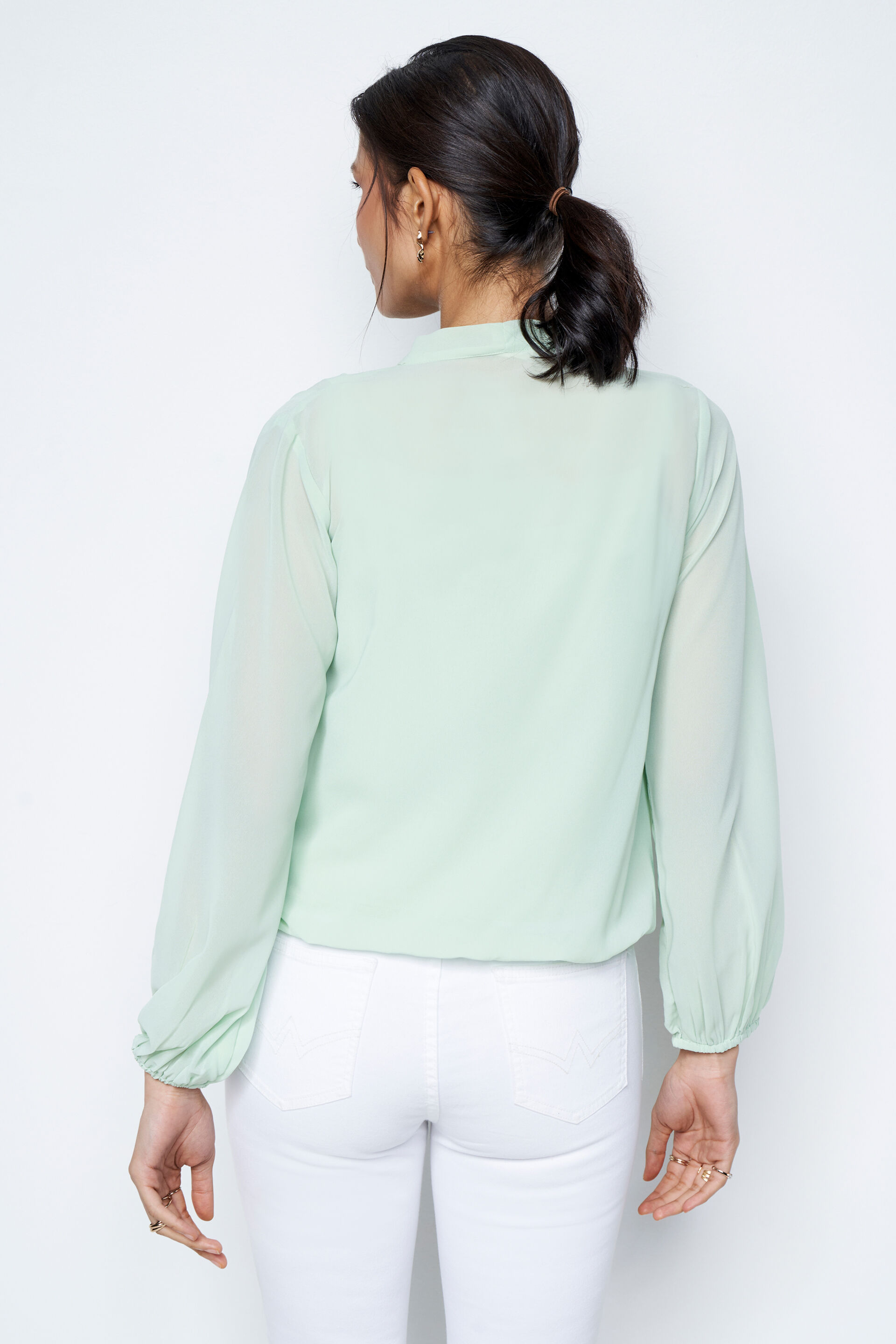 Mint Magic Wrap Top, Mint, image 5