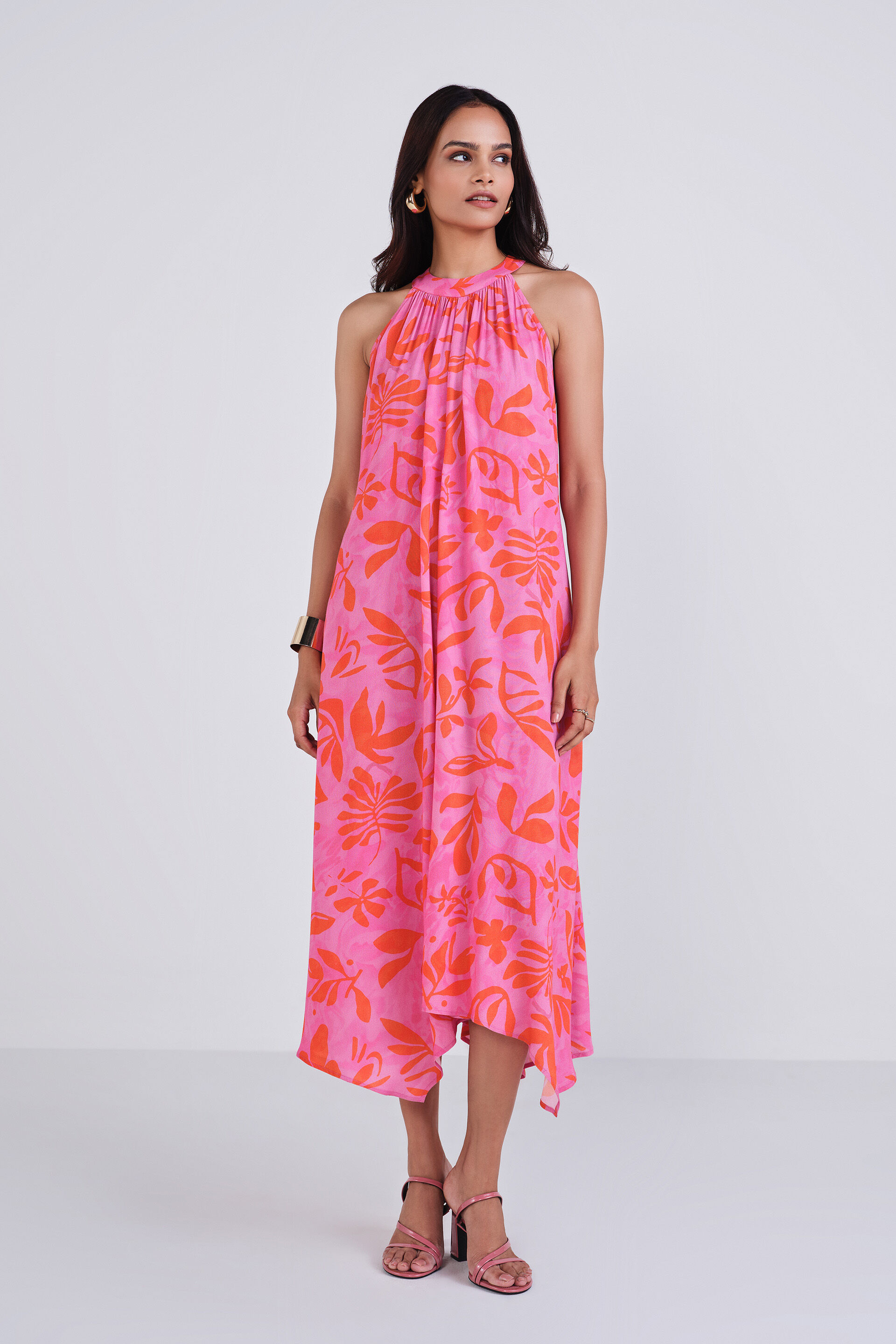 Raisa Maxi Dress, Pink, image 1