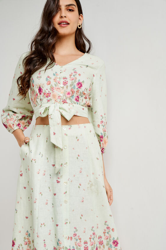Multi Color Floral Straight Suit, Multi Color, image 4