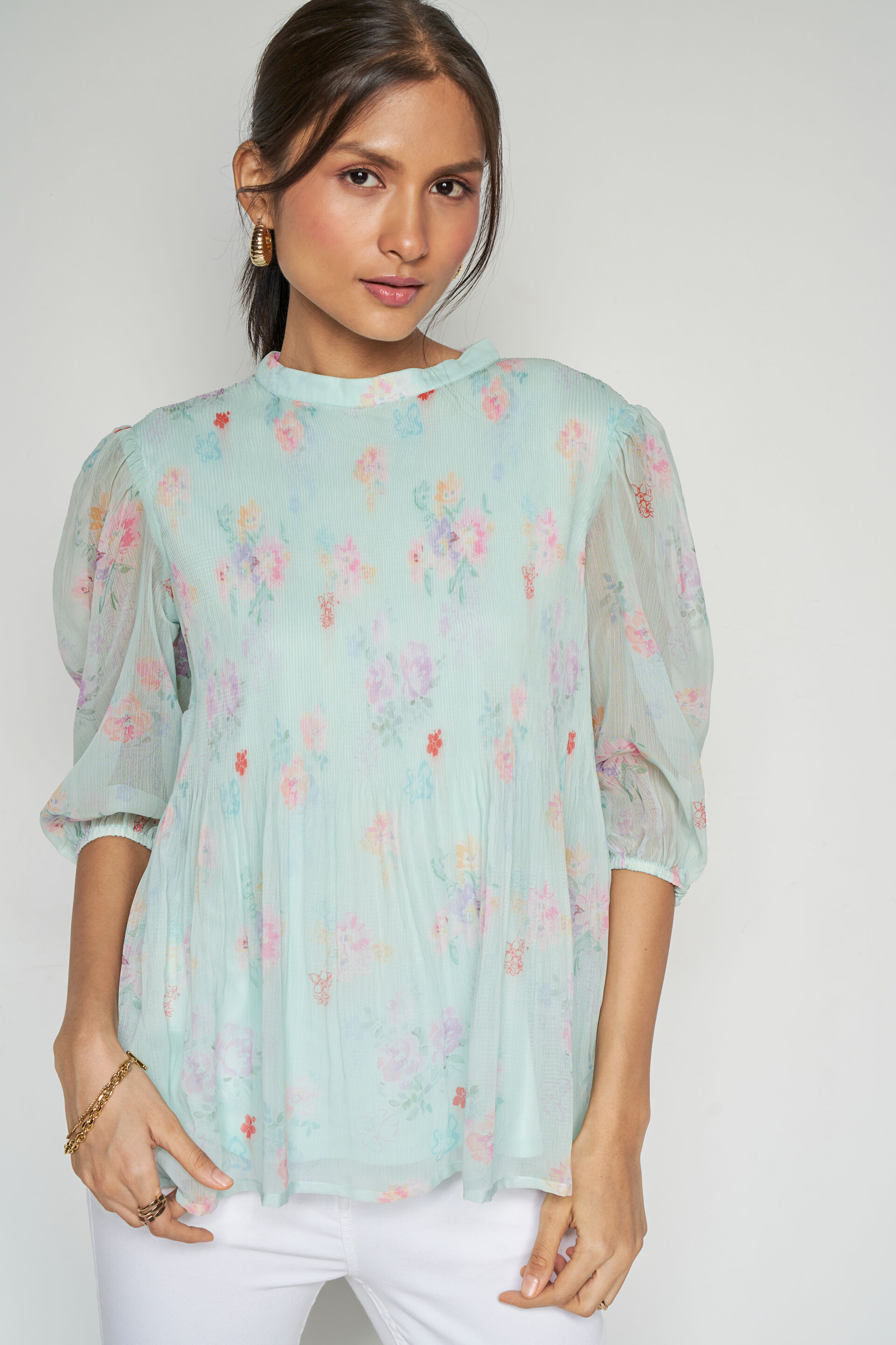 Spring Days Top, Green, image 2