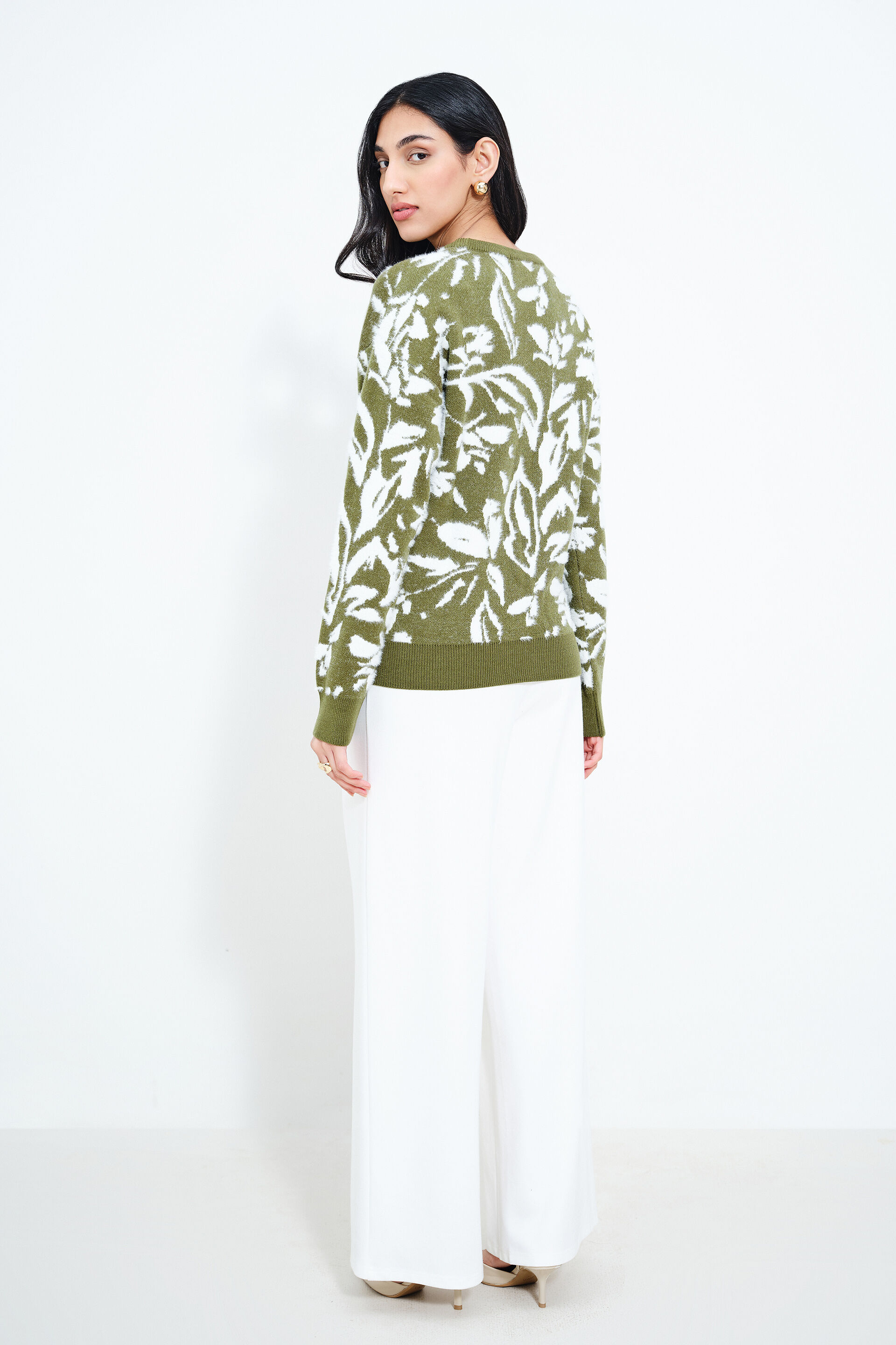 Meadow Frost Sweater, Green, image 6