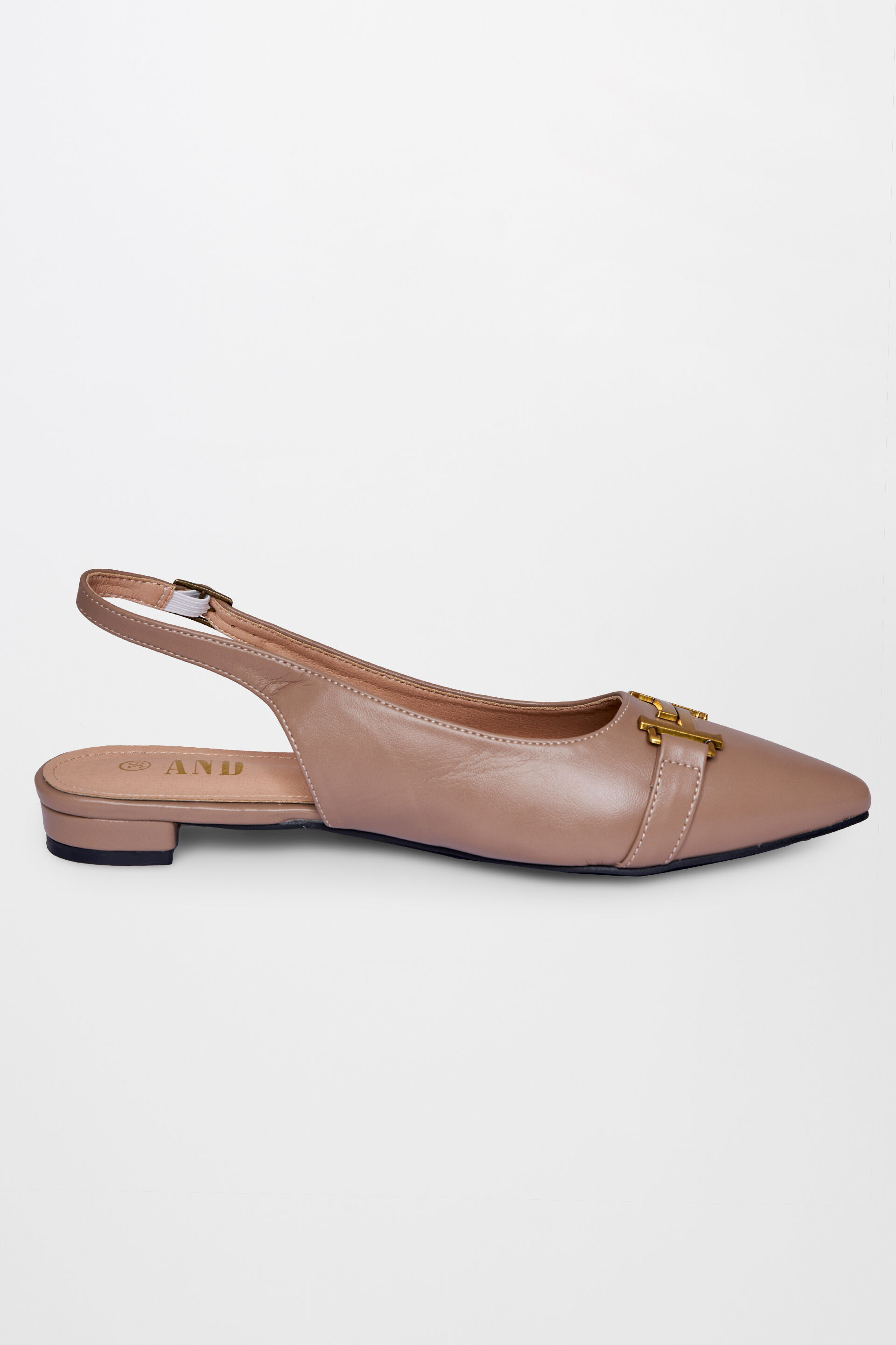 Tan Comfort Slip on Block Heels N91229 - Pepitoes