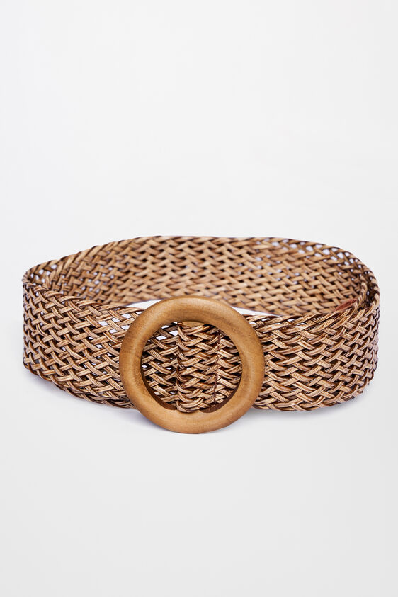 Beige Polyurethane Belt, Beige, image 1