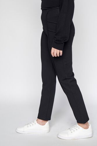 3 - Black Solid Tapered Bottom, image 3