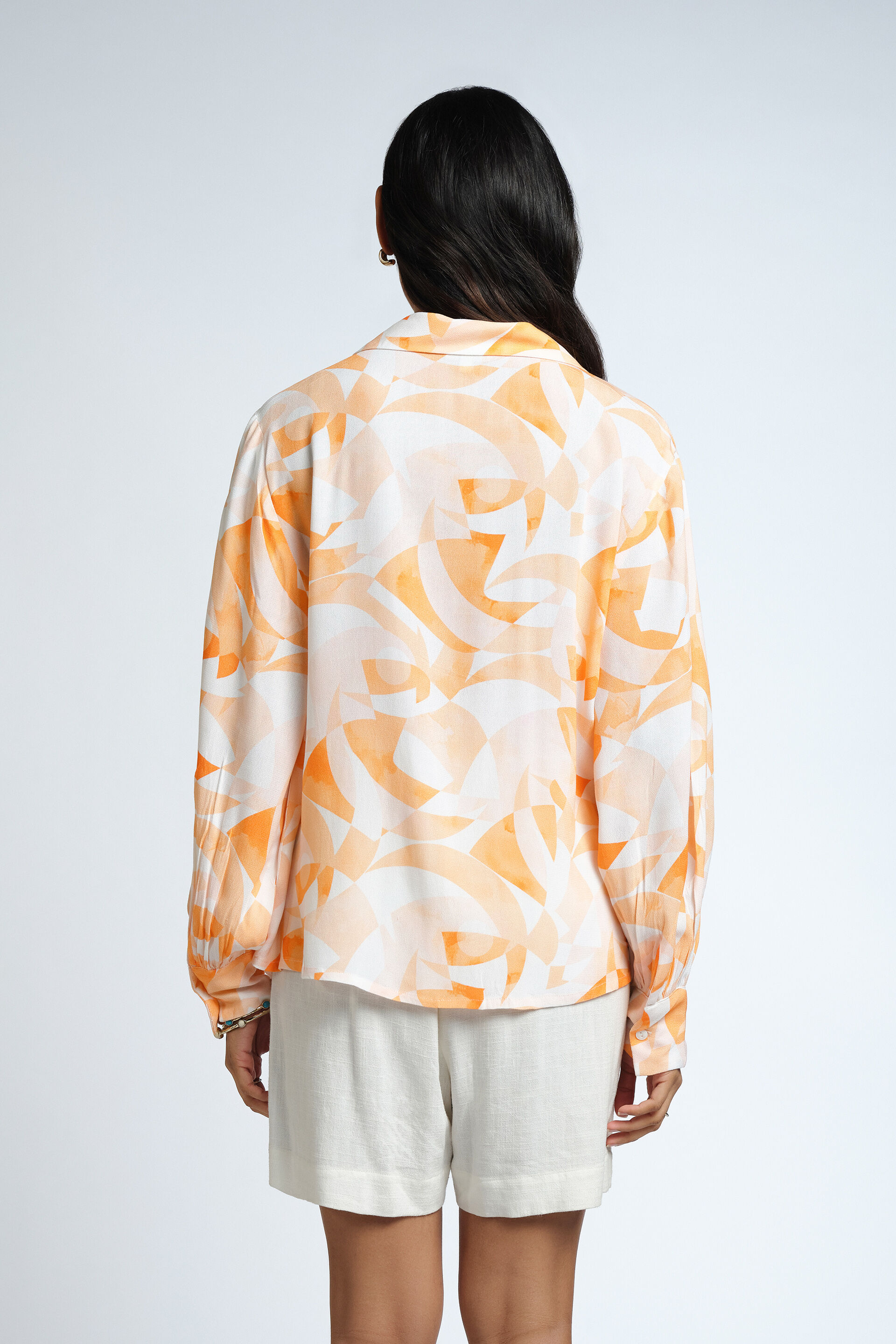 Coral Wave Top, Orange, image 5