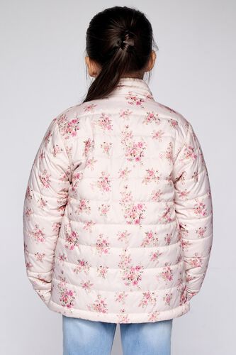 4 - Cream Floral Straight Jacket, image 4