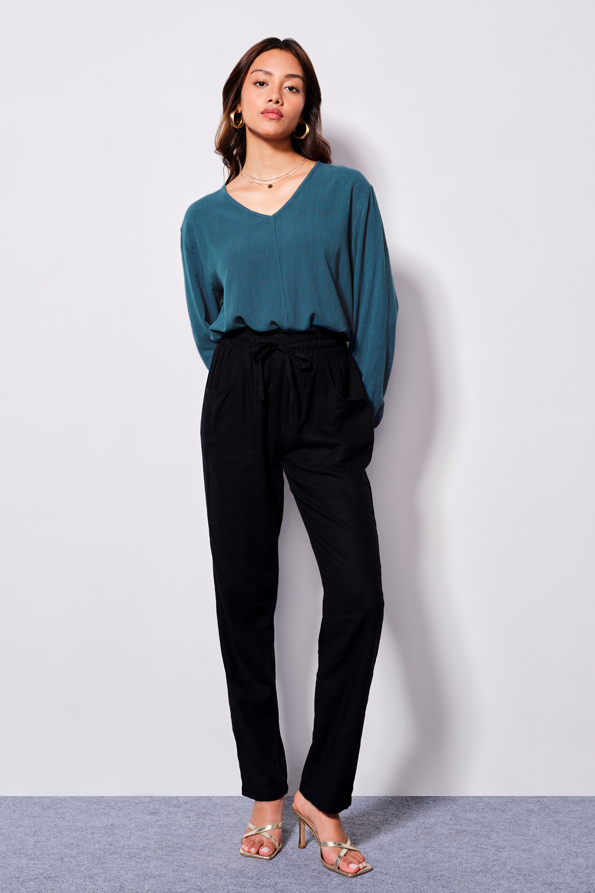 Mystic Teal Top, Teal, image 2