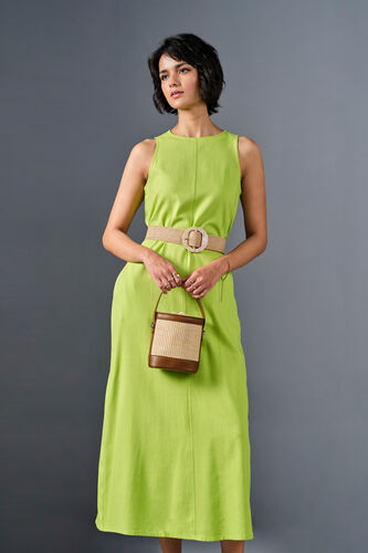 Summer Sway Viscose Blend Tent Dress, Green, image 6