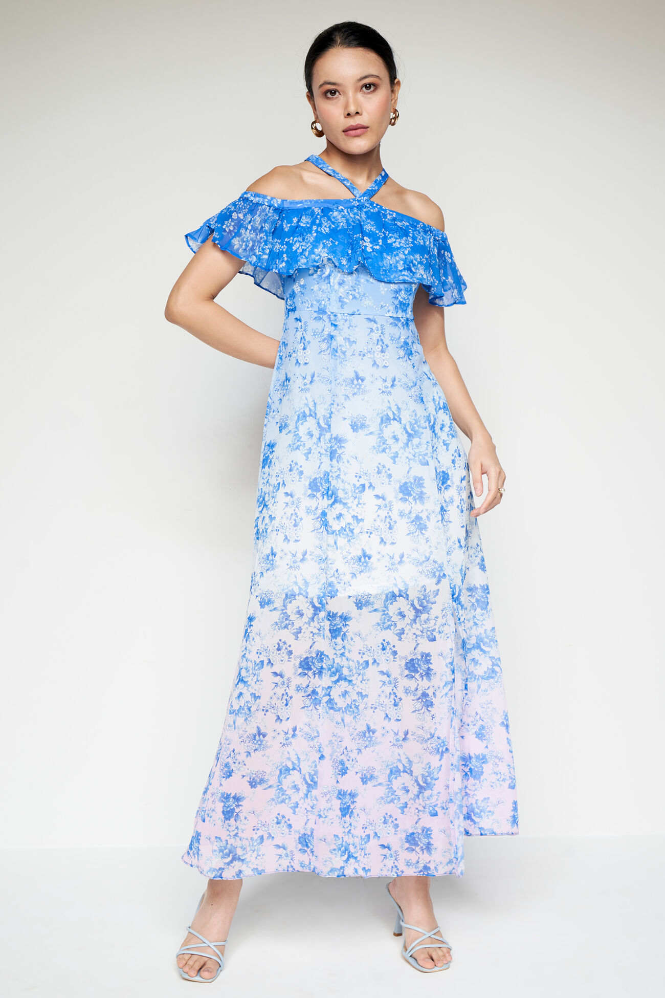 Ombre Love Gown, Blue, image 3