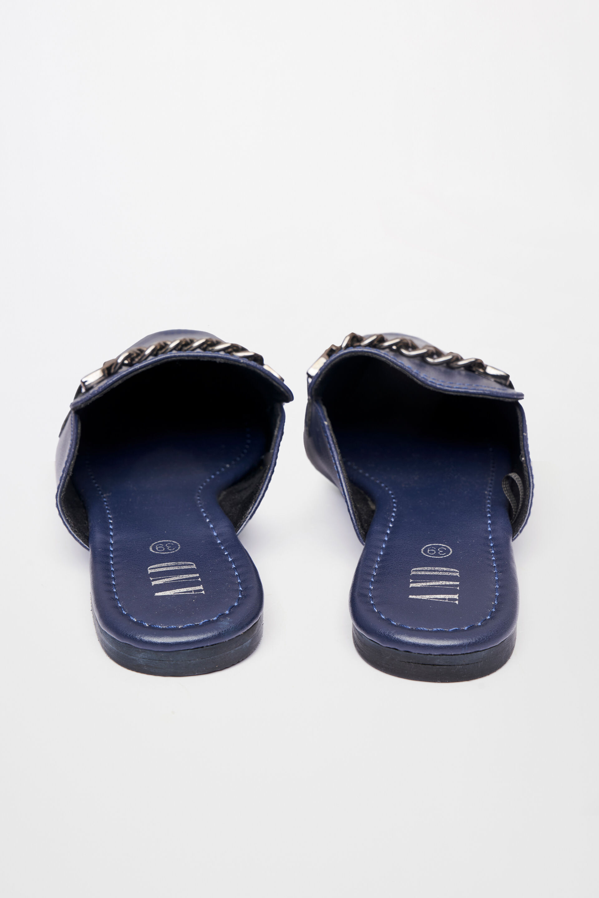 Navy mule deals slippers womens